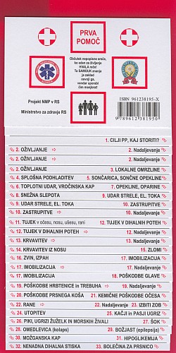 Prva pomoč - priročna navodila